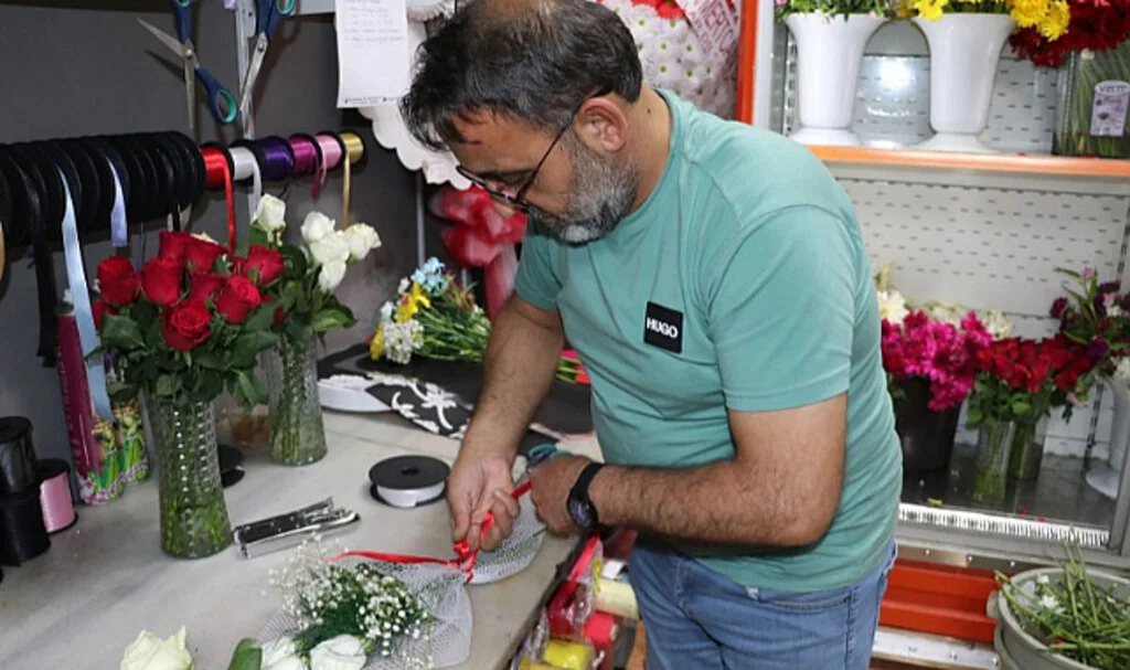 Havza'da çiçekçilerde Anneler Günü yoğunluğu 
