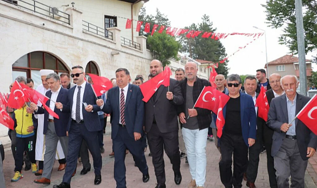 Havza’da İlk Miting Heyecanı Yeniden Yaşatıldı
