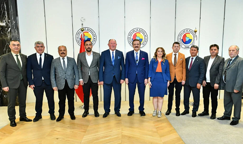 Havza TSO heyeti  TOBB Genel Kurulu'nda