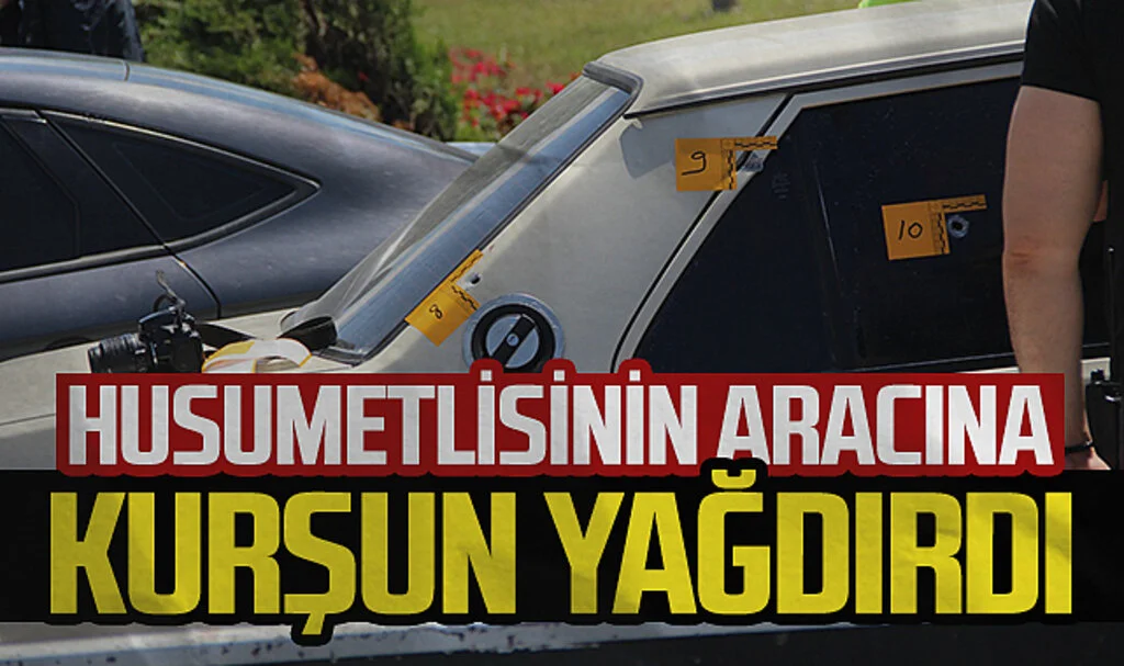 Husumetlisini tabancayla vurdu