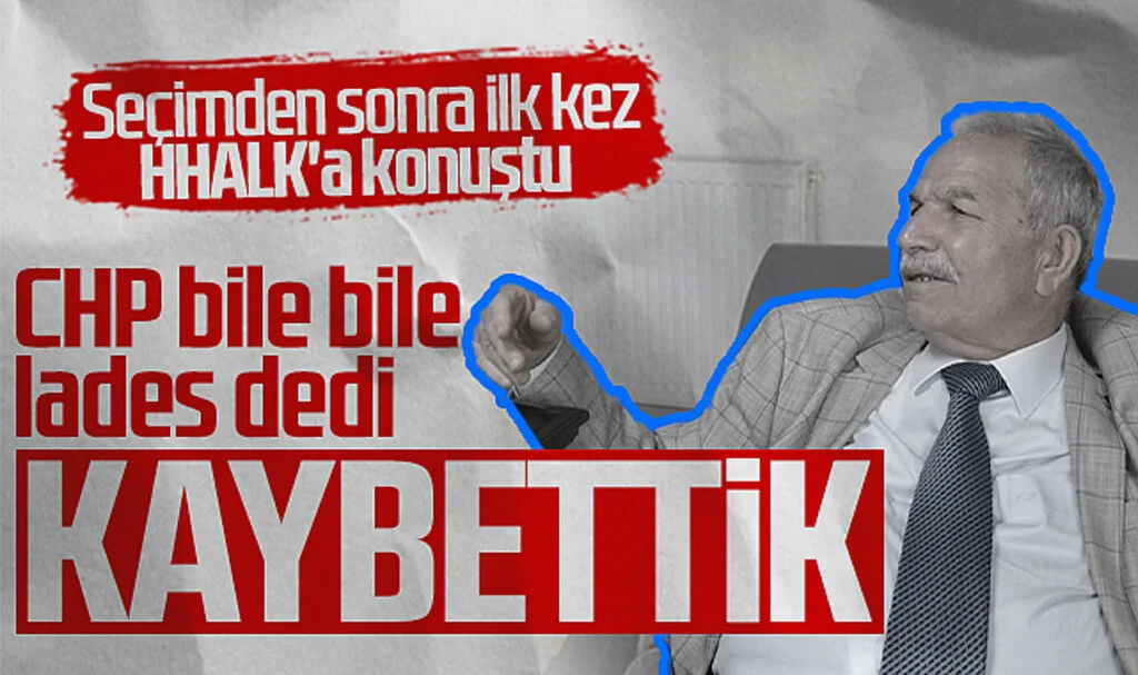 İlkadım Belediyesi eski Başkanı Necattin Demirtaş: CHP bile bile lades dedi 'kaybettik'