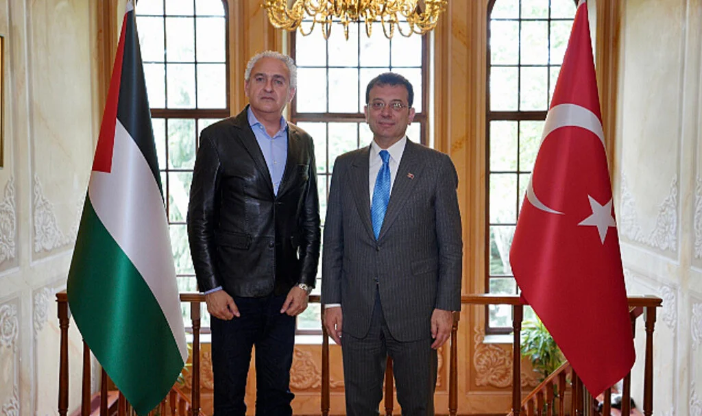 İmamoğlu ve Kassis'ten Filistin'e Destek