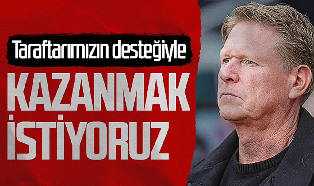 Markus Gisdol: "Taraftarımızın desteğiyle Alanyaspor maçından istediğimiz sonucu almak istiyoruz"