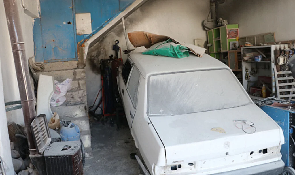 Oksijen tüpü  bir anda alev aldı 