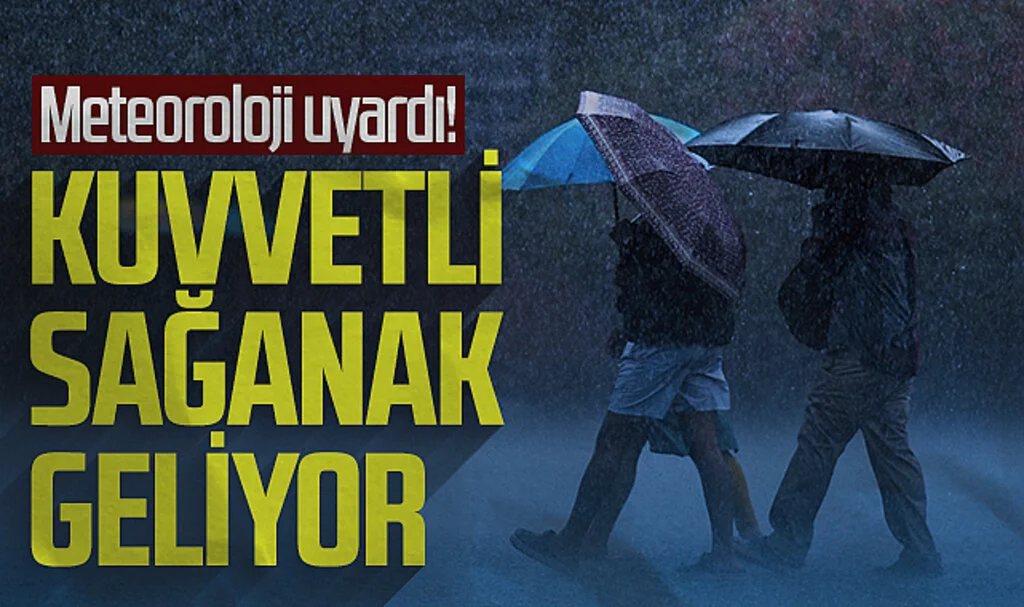 Orta Karadeniz için kuvvetli sağanak uyarısı