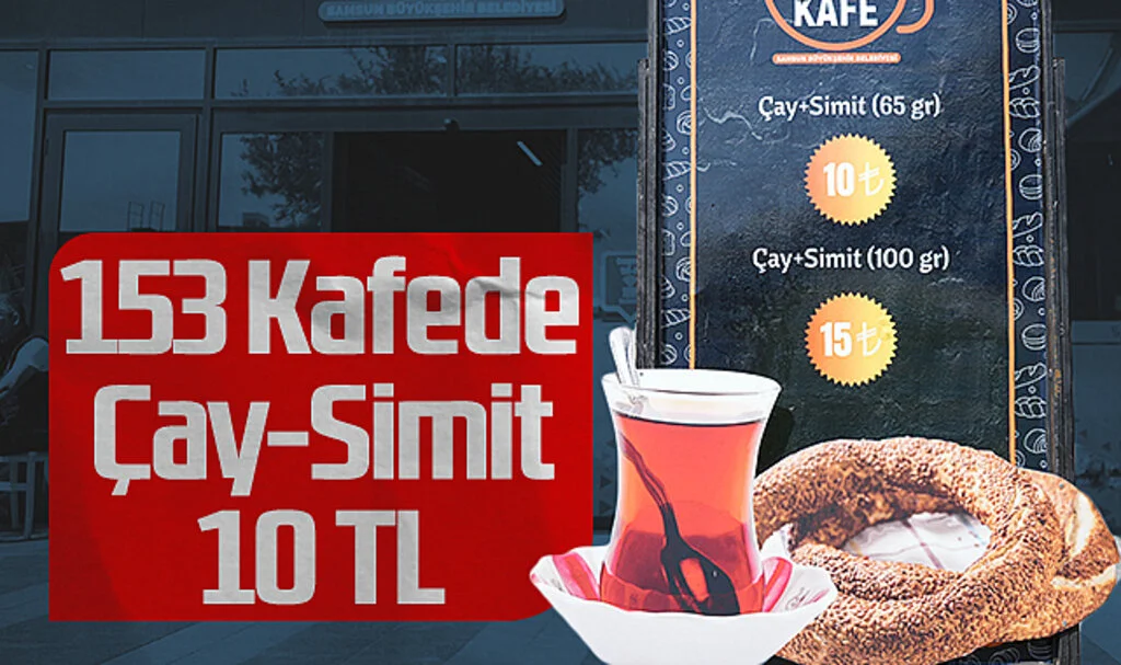 Samsun 153 Kafede Çay-Simit 10 TL