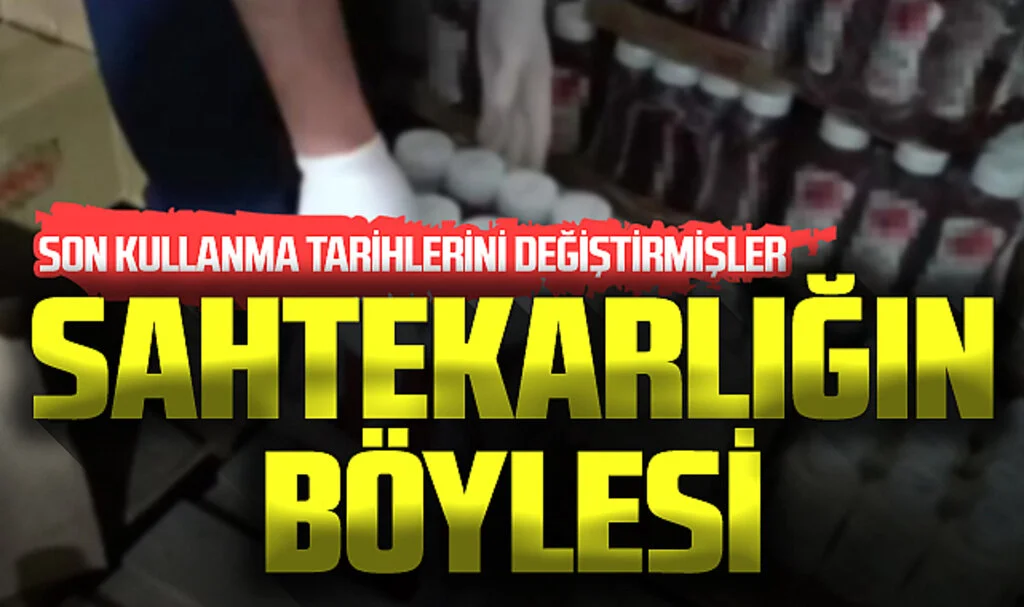 Sahtekarlığın böylesi: Etiketleri değiştirmişler
