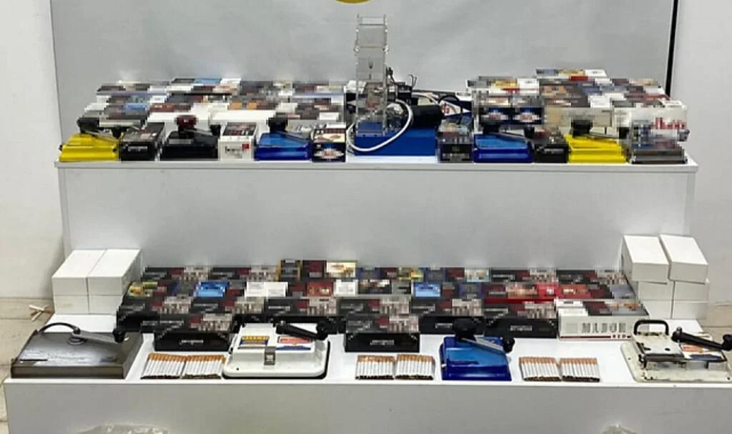 Samsun'da 30 bin 920 adet makaron ele geçirildi