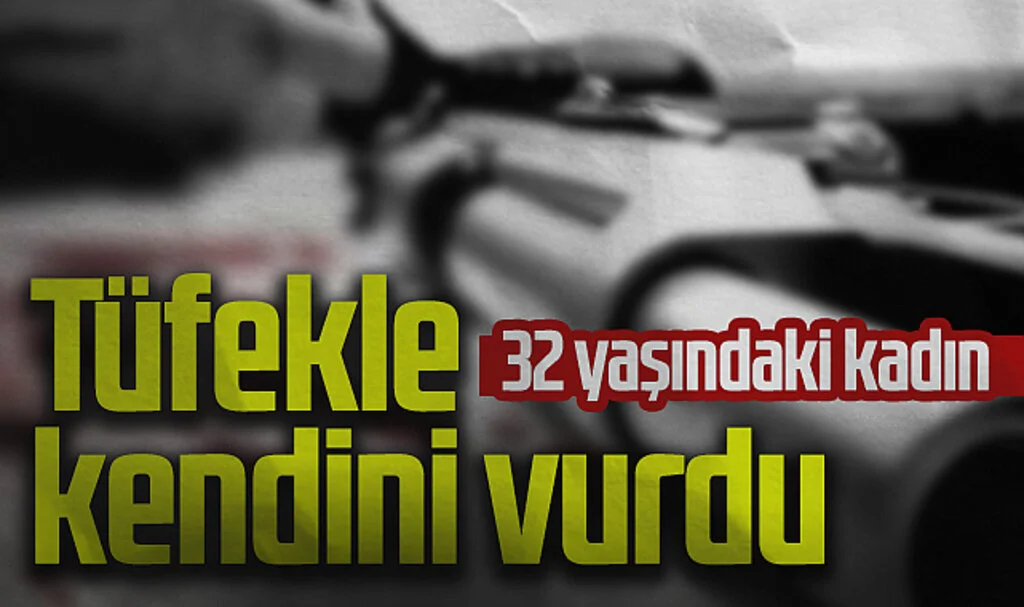 Samsun'da 32 yaşındaki kadın tüfekle kendini vurdu