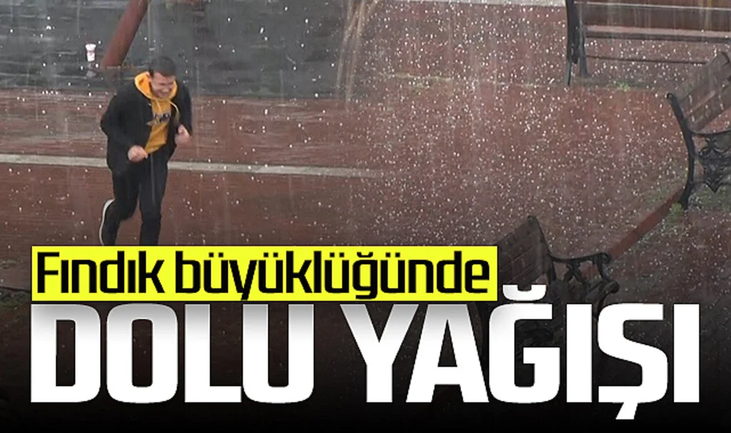 Samsun'da dolu yağışı hayatı olumsuz etkiledi