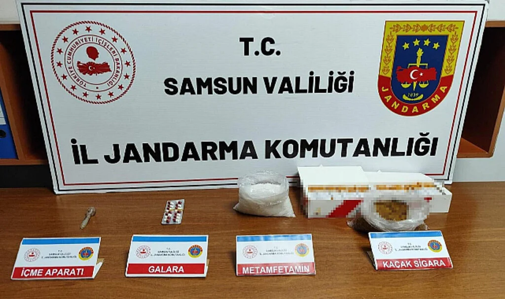 Samsun'da Jandarmadan Uyuşturucu Operasyonu