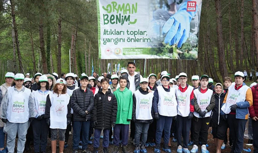 Samsun'da 'Orman Benim' Kampanyasıyla Orman Yangınlarına Dikkat Çekildi