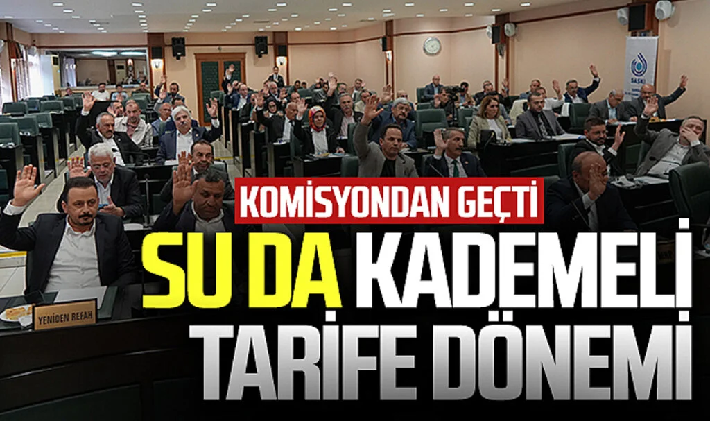 Samsun'da su da kademeli tarife dönemi 