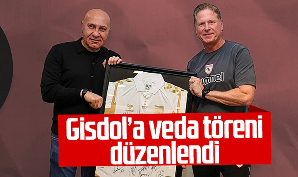 Samsunspor'da Markus Gisdol’a Veda Töreni Düzenlendi