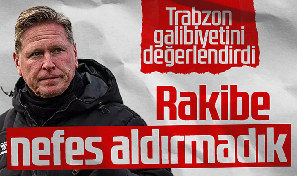 Samsunspor'da Markus Gisdol, Trabzonspor galibiyetini değerlendirdi: Rakibe nefes aldırmadık