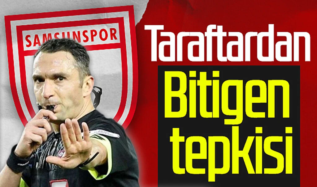 Samsunspor Taraftarından Bitigen Tepkisi