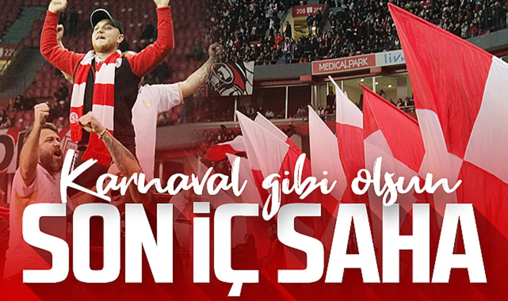 Samsunspor taraftarları coşkuya hazır! Kapanış karnaval gibi olsun