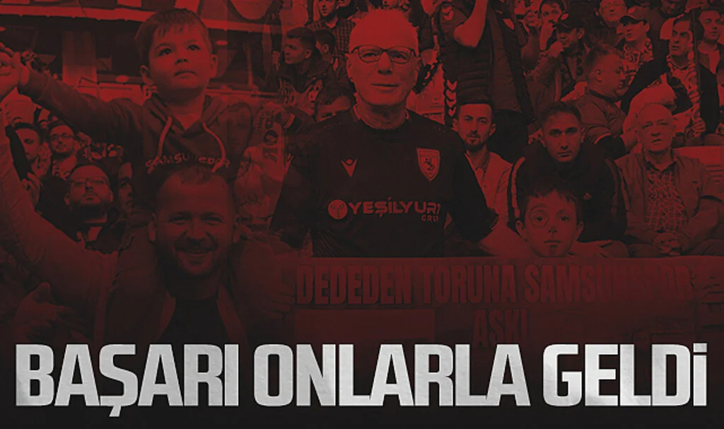 Samsunspor Taraftarlarından Kümede Kalma Mücadelesine Büyük Destek