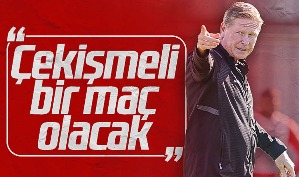 Samsunspor Teknik Direktörü Markus Gisdol: Çekişmeli bir maç olacak