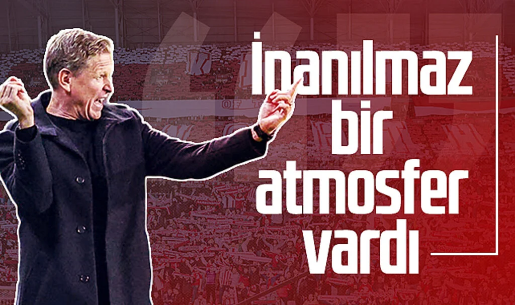 Samsunspor Teknik Direktörü Markus Gisdol: İnanılmaz bir atmosfer vardı