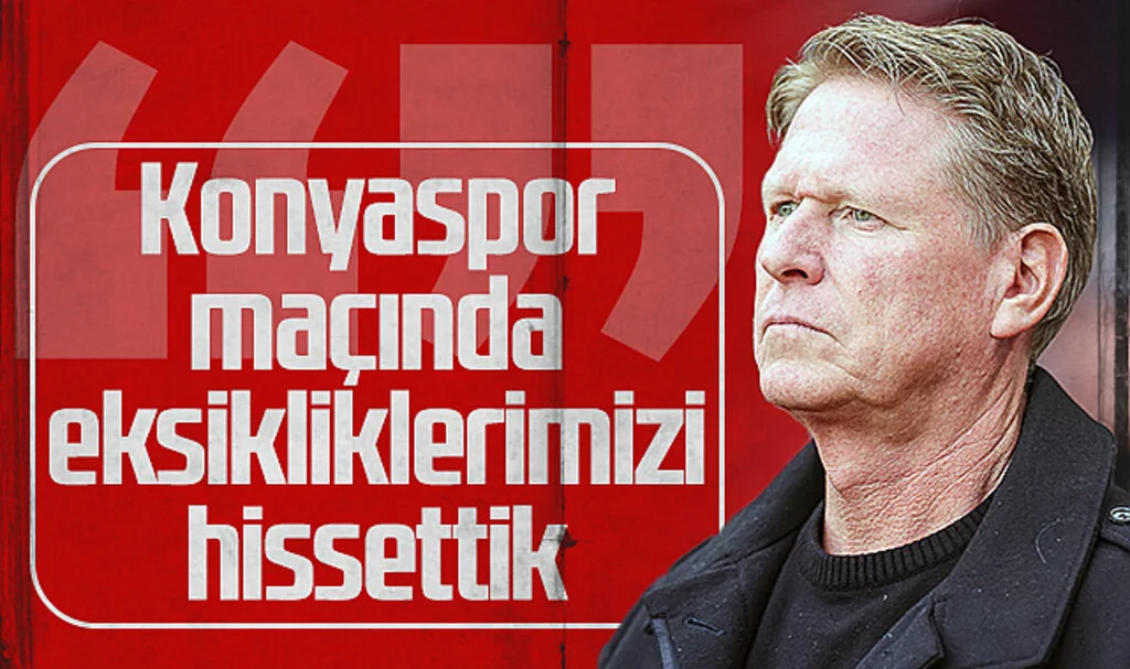 Samsunspor Teknik Direktörü Markus Gisdol: Konyaspor maçında eksikliklerimizi hissettik