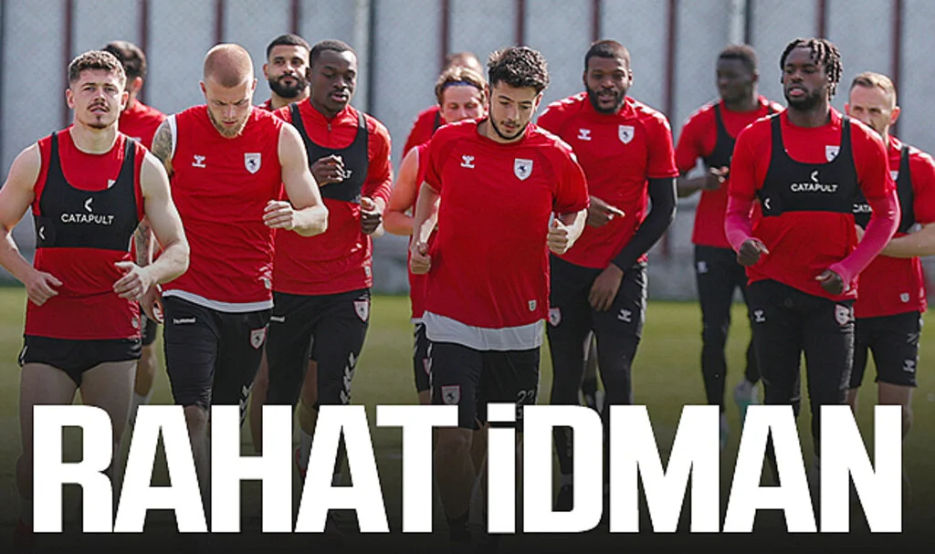 Samsunspor'un Fatih Karagümrük maçı hazırlıkları sürüyor