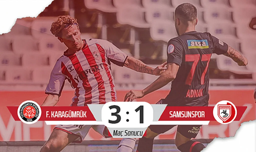 Son Dakika! Fatih Karagümrük: 3 – Samsunspor: 1 (Maç Özeti)