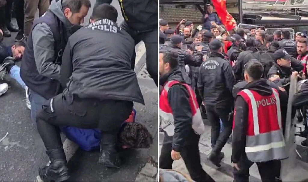 Taksim Yürüyüşüne İzin Verilmedi: Halkın Kurtuluş Partisi Üyeleri Gözaltına Alındı