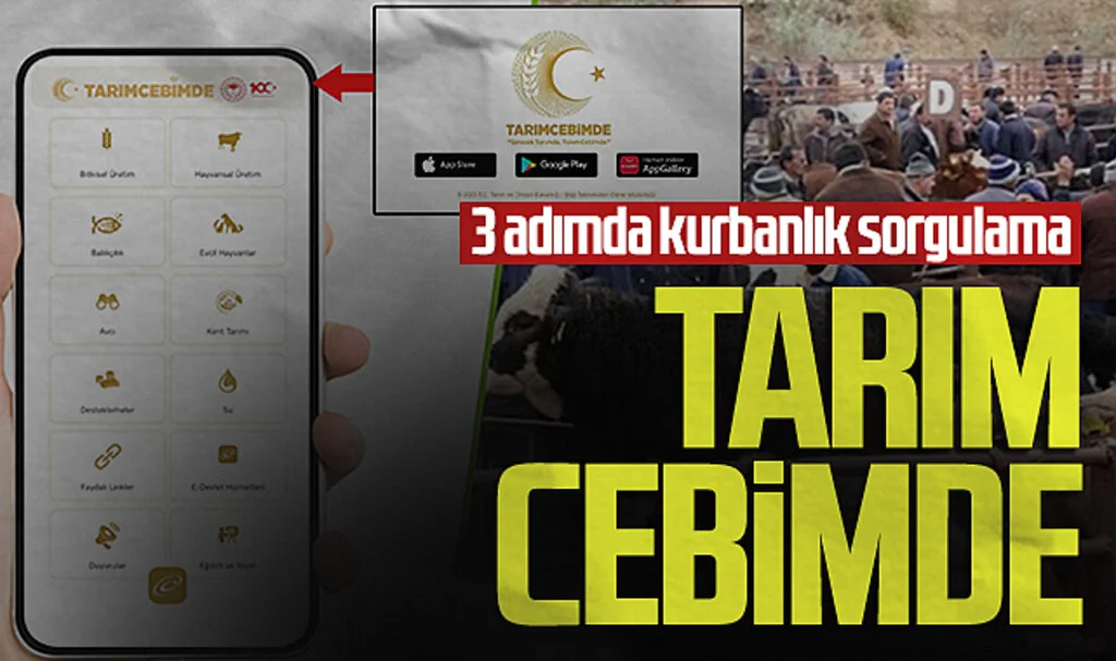 "Tarım Cebimde" ile 3 adımda kurbanlık sorgulama