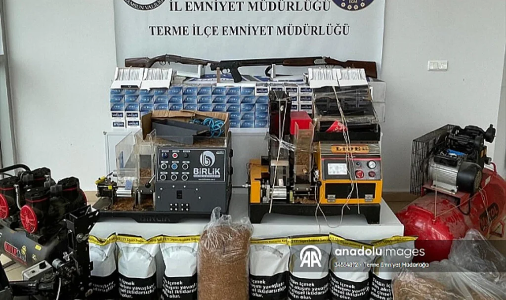 Terme'de kaçakçılık operasyonu düzenlendi