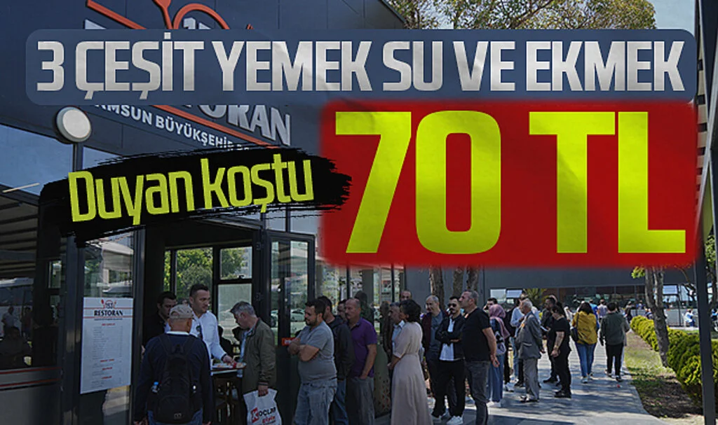 Samsun Büyükşehir Belediyesi Başkanı Doğan'ın yaptığı indirimi duyan koştu: Halkın Lokantası
