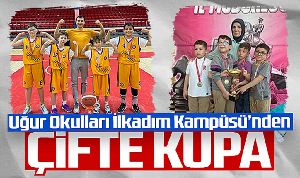 Uğur Okulları İlkadım Kampüsü Çifte Kupanın Sahibi Oldu