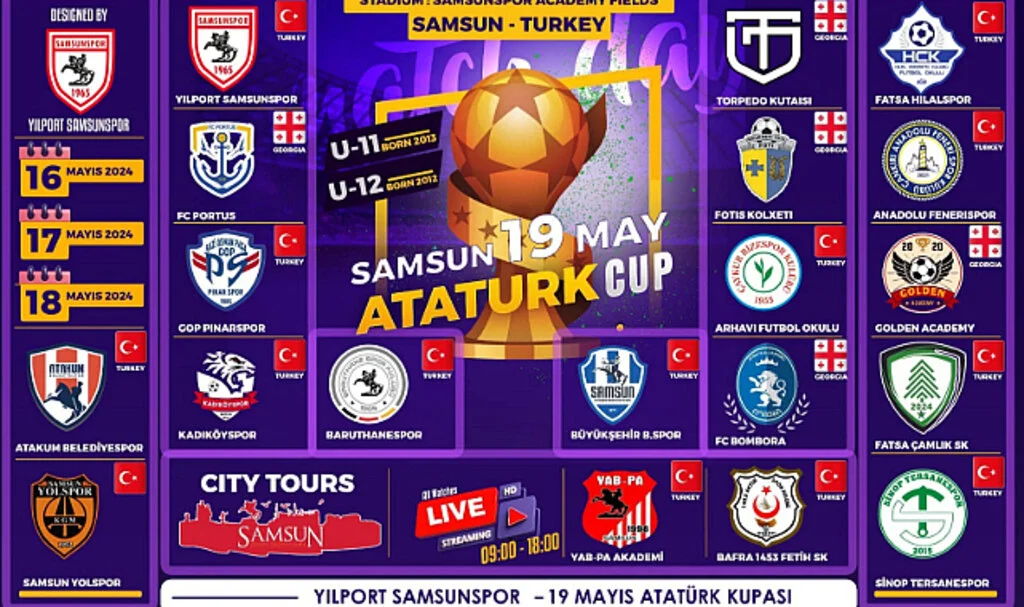 Uluslararası 19 Mayıs Atatürk Cup başladı