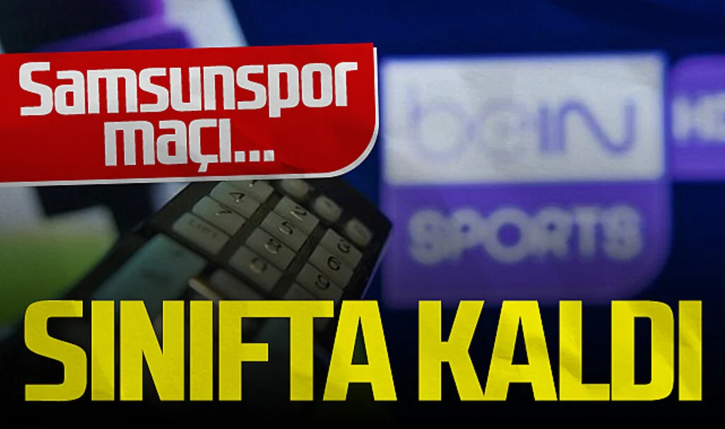 Yayıncı kuruluş sınıfta kaldı! Samsunspor maçı...