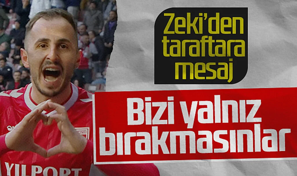 Zeki Yavru'dan taraftara mesaj: Bizi yalnız bırakmasınlar