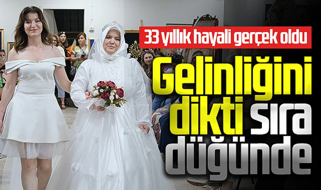 14 yaşında kaçarak evlenen Samsunlu Elmas'ın 33 yıllık hayali gerçek oldu 