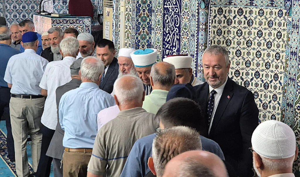 19 Mayıs ilçesinde Kurban Bayramı dolayısıyla bayramlaşma yapıldı
