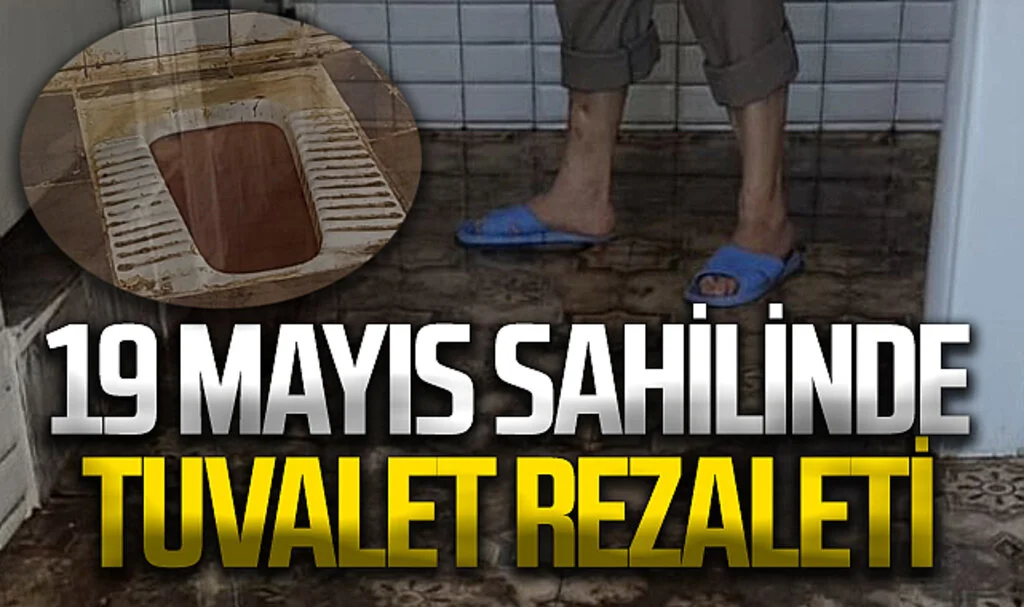 19 Mayıs sahilinde  tuvalet rezaleti 