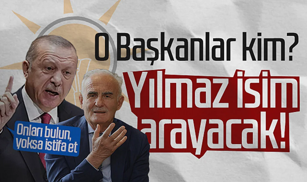 AK Parti Yerel Yönetimler Başkanı Yusuf Ziya Yılmaz 27 Başkan Kim Onları Tespit Edecek