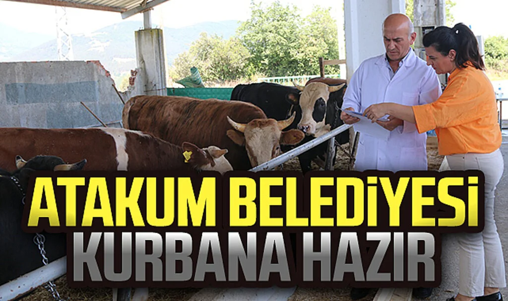 Atakum Belediyesi Kurban Satış ve Kesim Yeri Bayrama Hazır