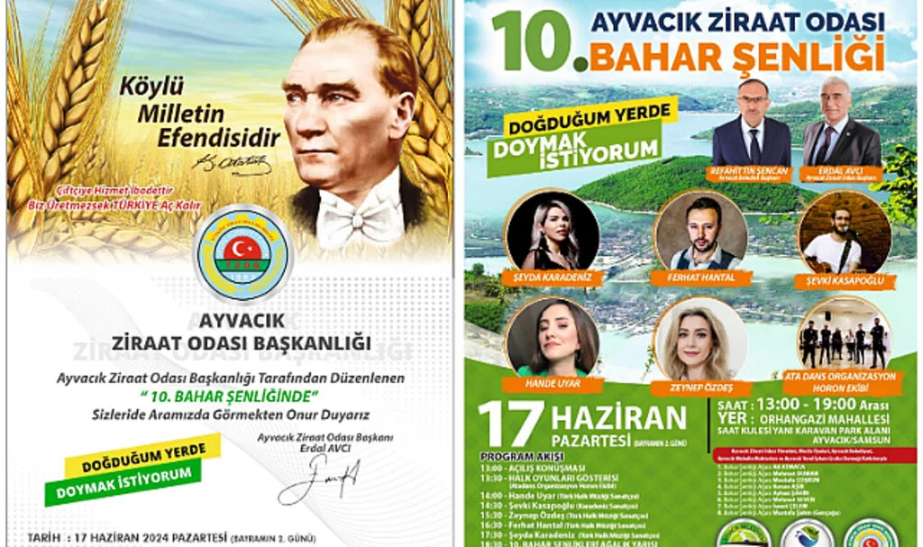 Ayvacık'ta 10. Geleneksel  Bahar Şenliği coşkusu