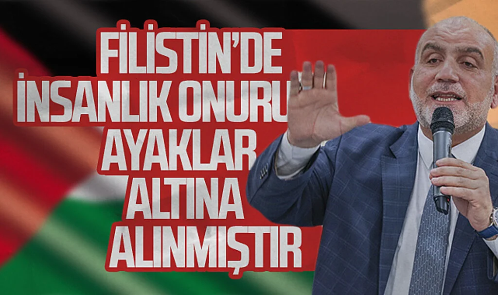 Canik Belediye Başkanı İbrahim Sandıkçı: Filistin'de insanlık onuru ayaklar altına alınmıştır