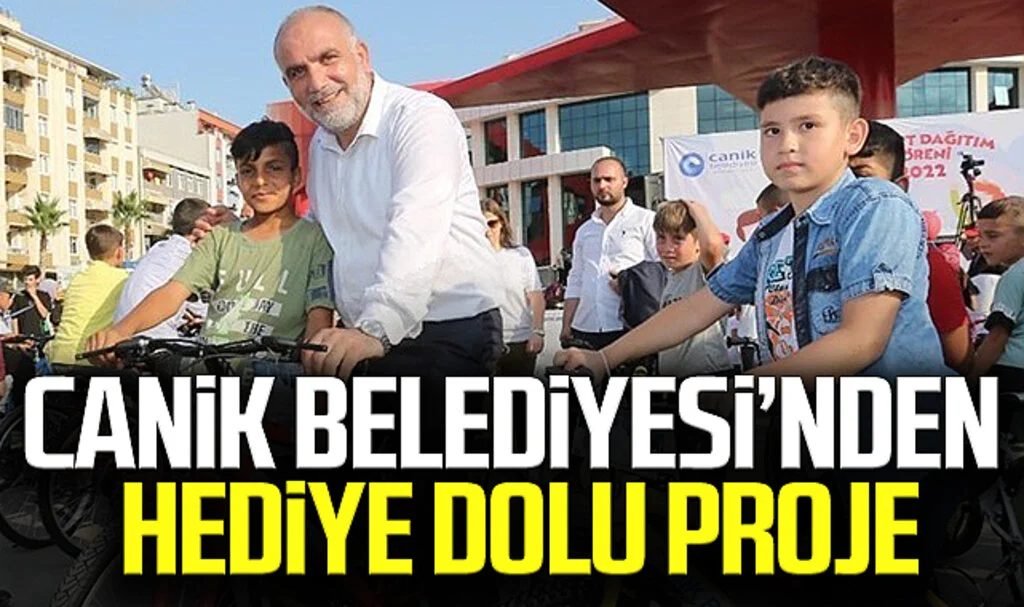 Canik Belediyesi'nden Çocuklara Yaz Tatilinde Hediye Dolu Proje