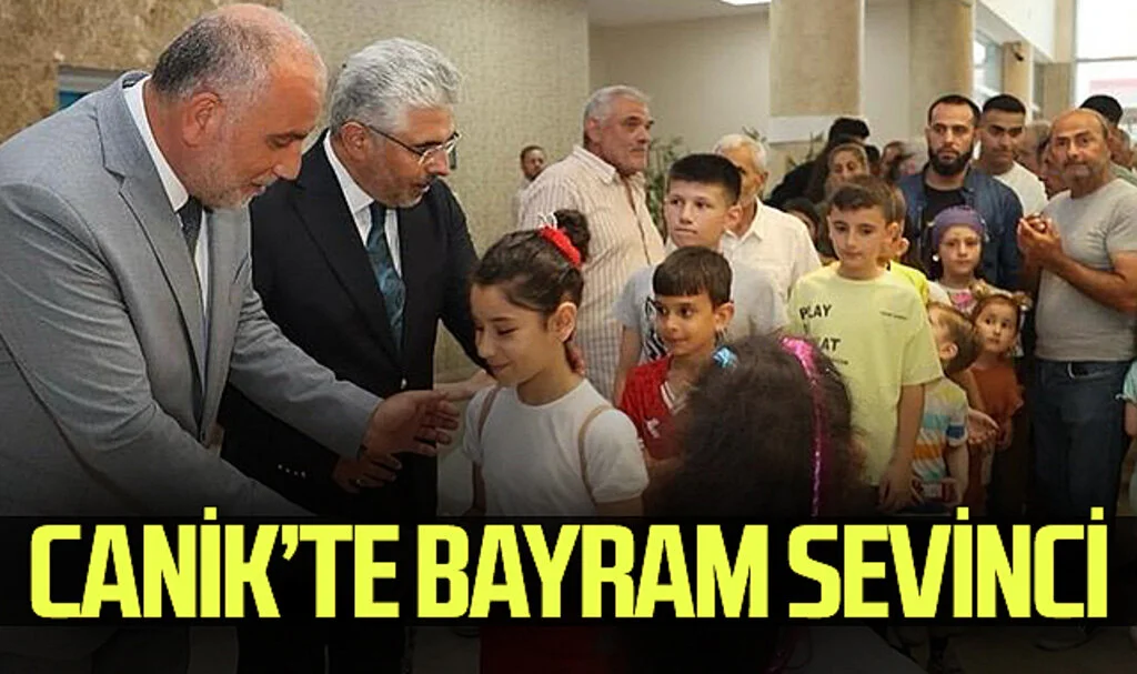 Canik'te bayram sevinci