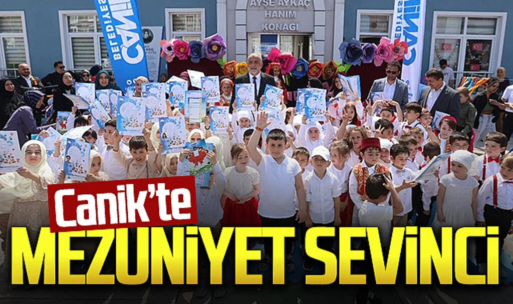 Canik’te Mezuniyet Sevinci