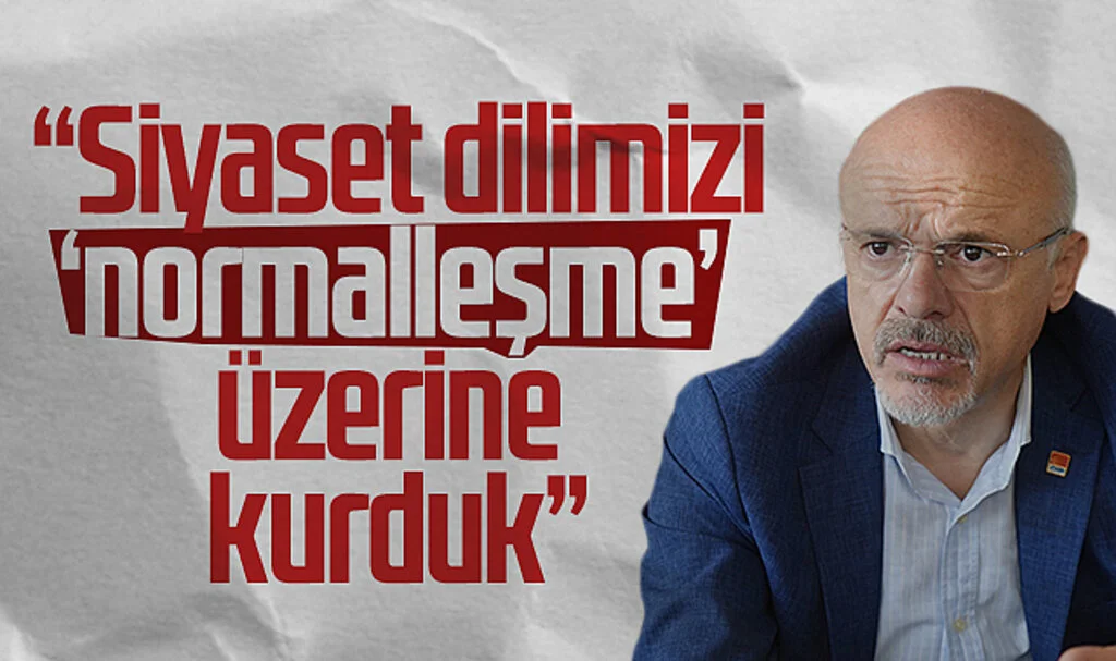 CHP Samsun İl Başkanı Mehmet Özdağ: Siyaset dilimizi normalleşme üzerine kurduk