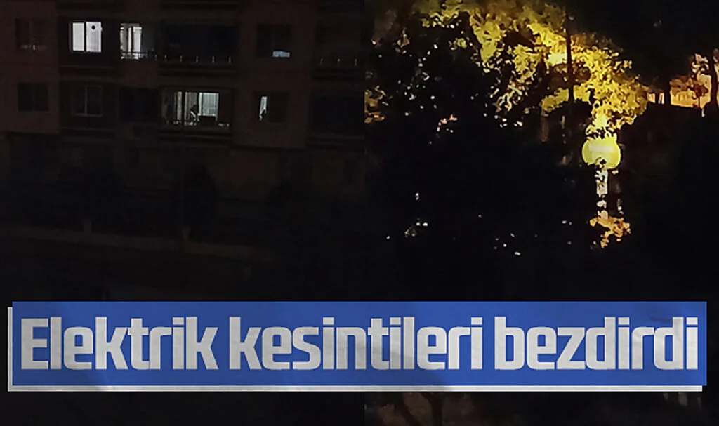 Elektrik kesintileri vatandaşı bezdirdi 
