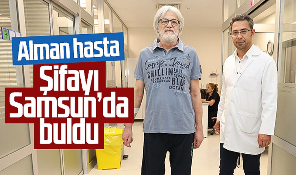 Felç Geçiren Alman Hasta, Şifayı Samsun’da Buldu