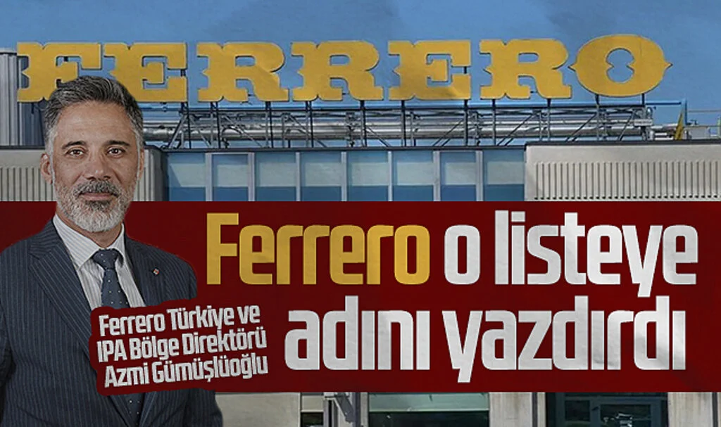 Ferrero 'Türkiye'nin ilk 1000 ihracatçısı' listesinde