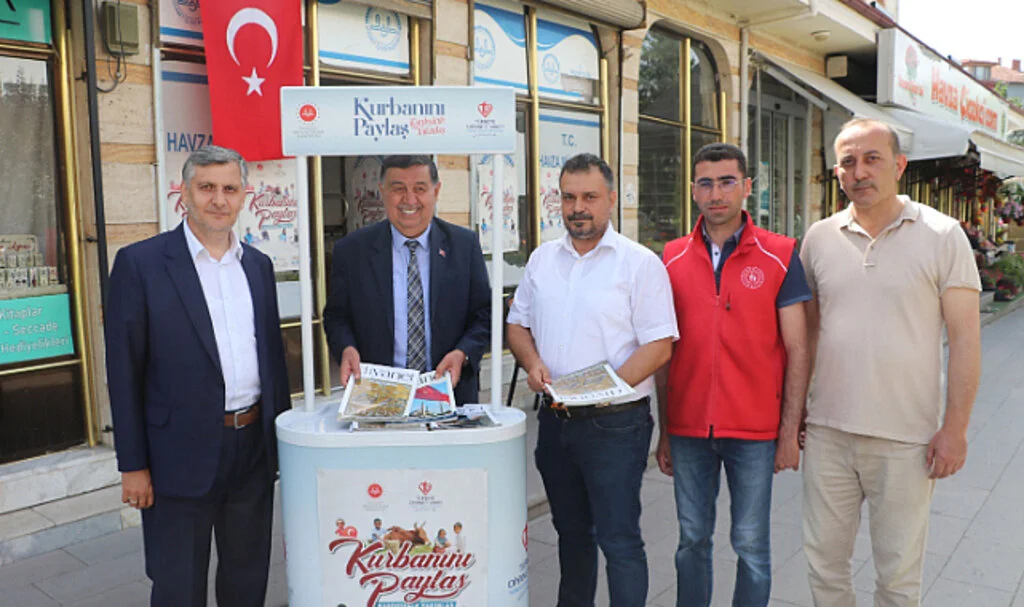 Havza'da Müftülük tarafından kurban bağış standı ve irtibat bürosu açıldı